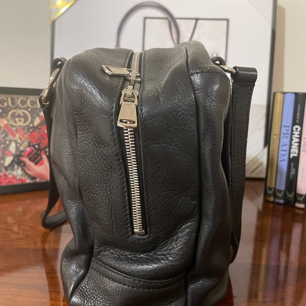 Yves Saint Laurent EUC Sac Lover black Leather Shoulder vintage Handbag ✨ - Picture 12 of 17